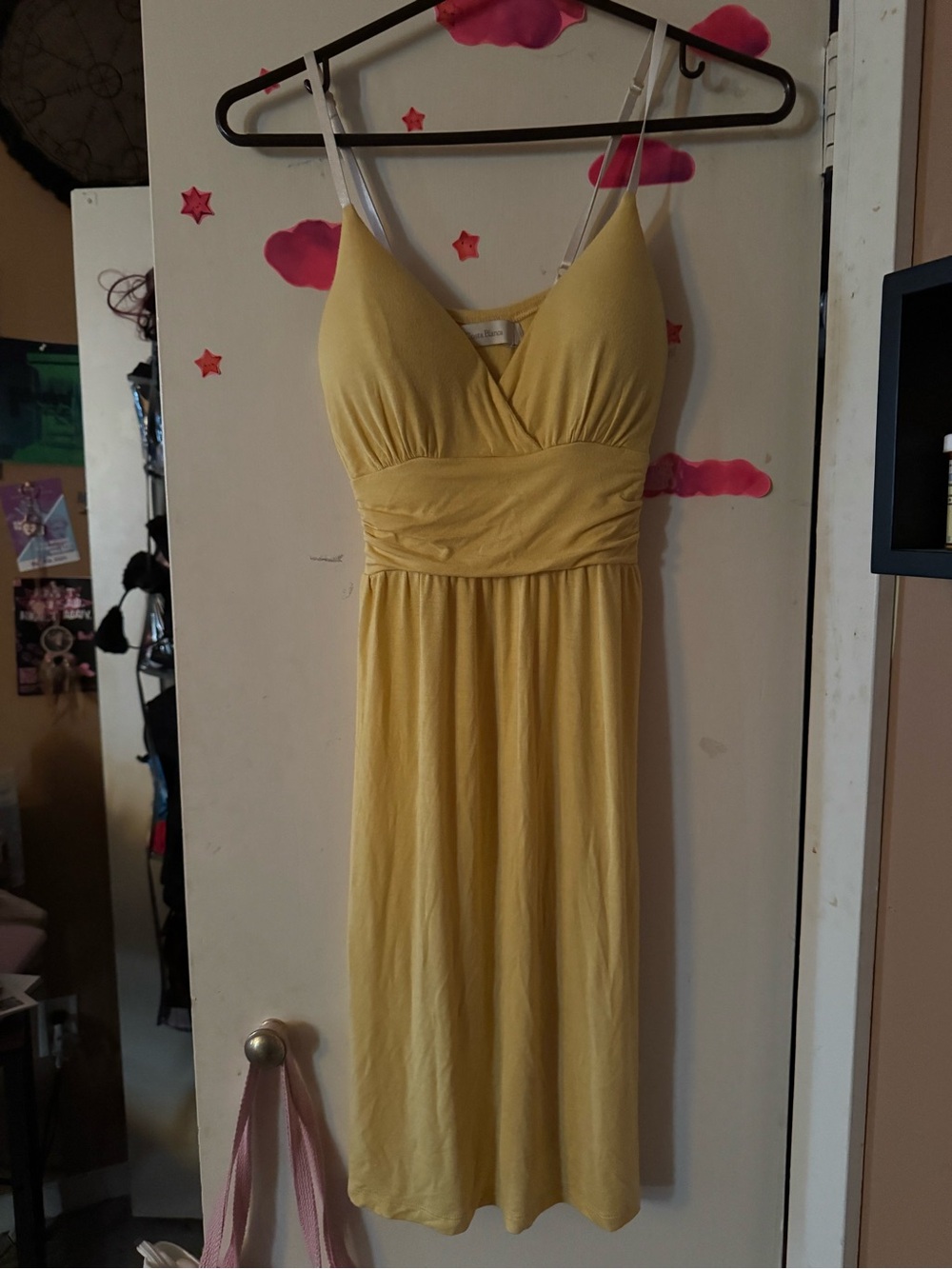 vintage 2000s yellow costa blanca dress